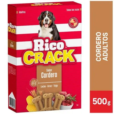 RICO CRACK SABOR CORDERO PARA ADULTOS 500g