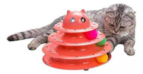 JUGUETE ANTIESTRES PARA GATO 3 NIVELES