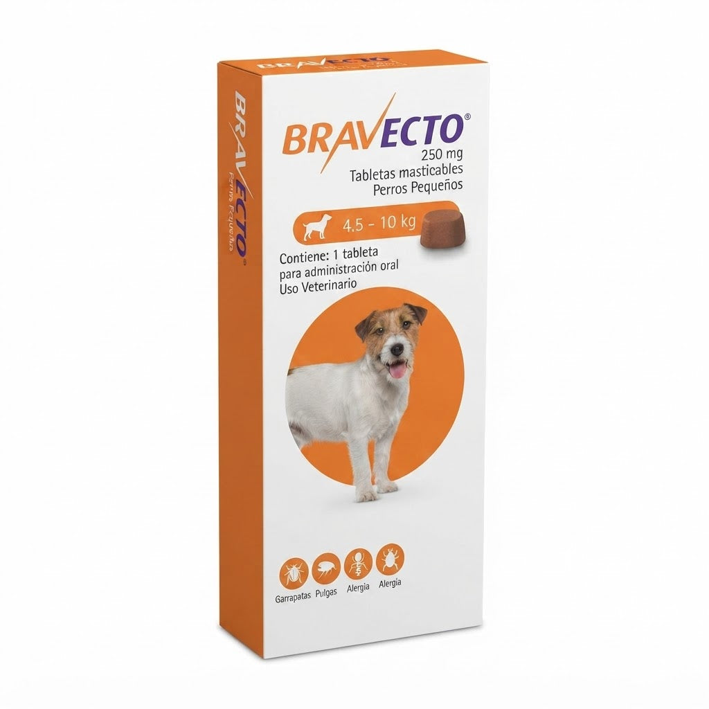 BRAVECTO PERROS PEQUEÑOS (4,5-10kg)