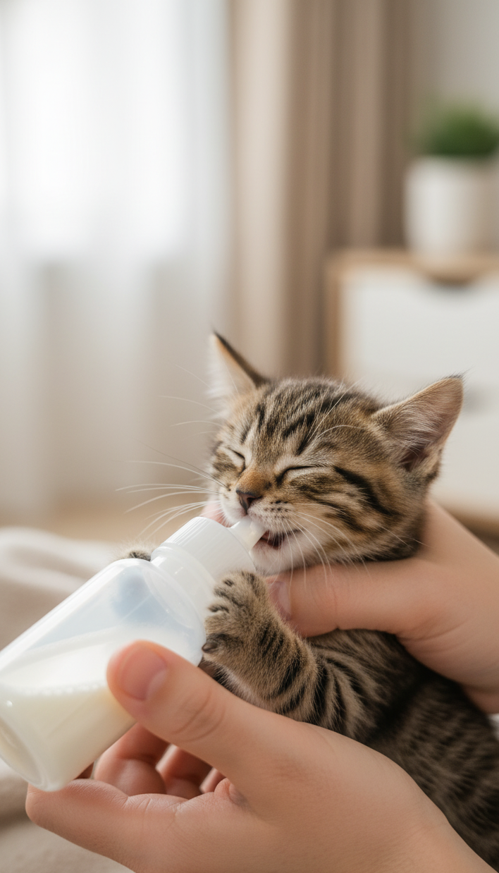 BIBERÓN PARA PERRITOS Y GATITOS