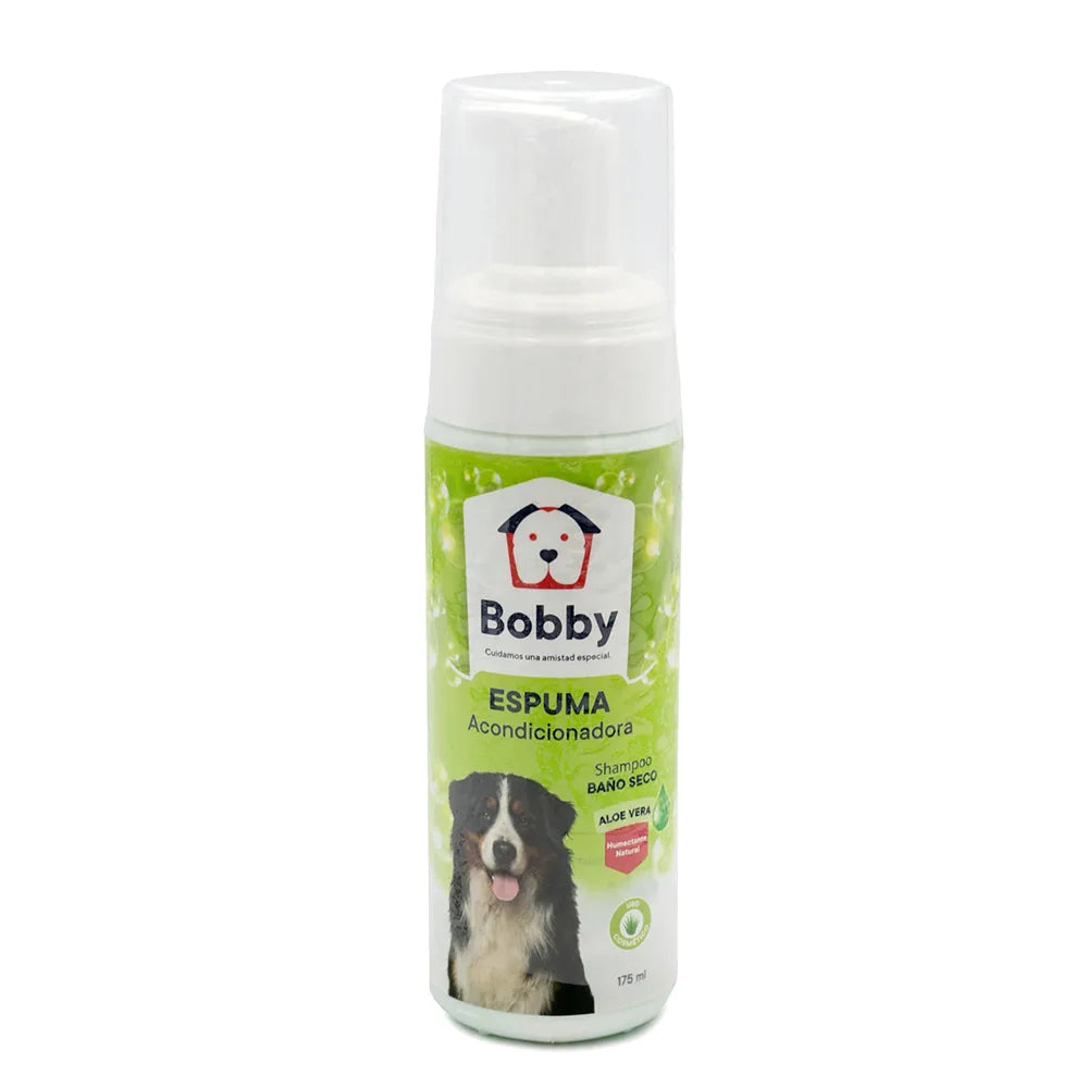 SHAMPOO BOBBY BAÑO SECO ESPUMA ACONDICIONADORA 175ml