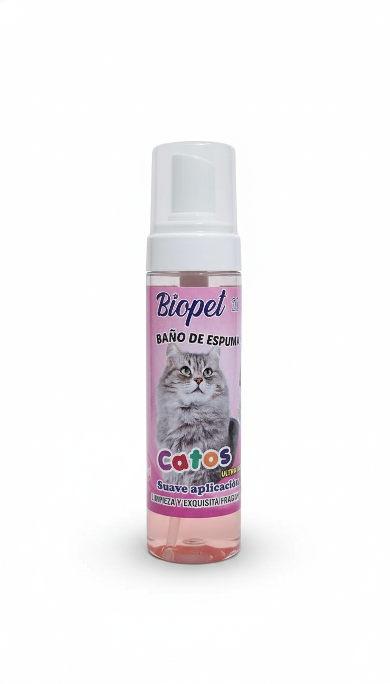 SHAMPOO ESPUMA PARA GATOS