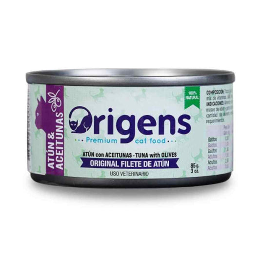 Origens para gato nutrición premium Atún con aceitunas en lata