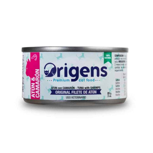 Origens nutrición premium                            Atún con camarones en lata