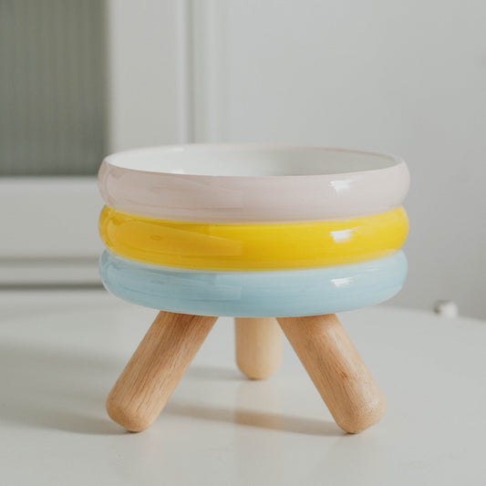 COMEDERO ELEVADO TRICOLOR