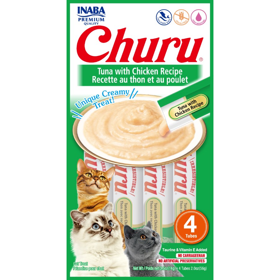 CHURU SABOR ATÚN CON POLLO GATO