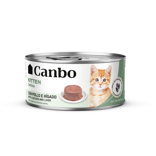CANBO KITTEN SABOR POLLO E HÍGADO 85g