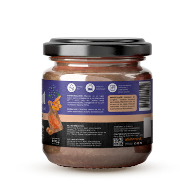 Comida Premiun Snout en frasco para gato de trucha