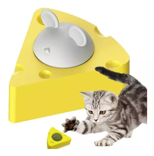 JUGUETE CATNIP QUESITO CON TAPA