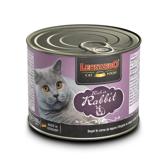 ALIMENTO HÚMEDO PARA GATOS LEONARDO RICO EN HÍGADO 200g
