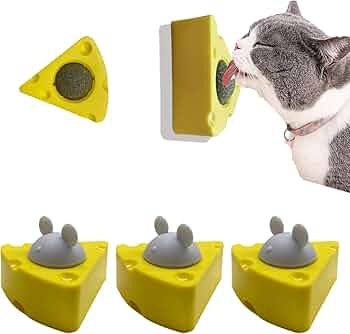 JUGUETE CATNIP QUESITO CON TAPA