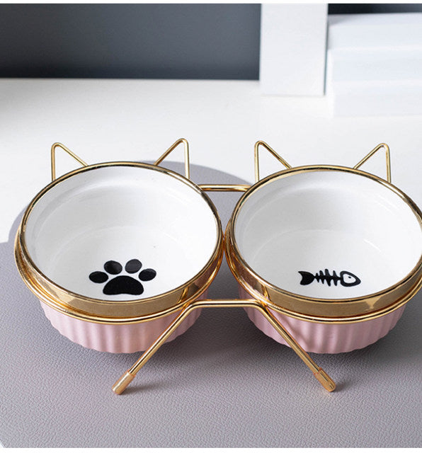 PLATO DOBLE PARA GATO