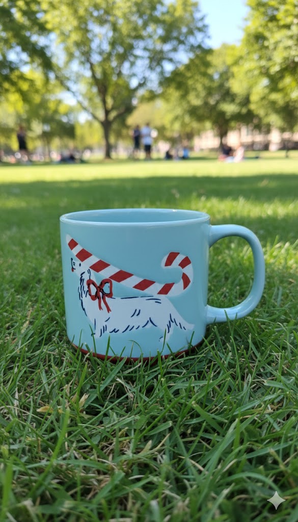 TAZA NAVIDEÑA PERRITO