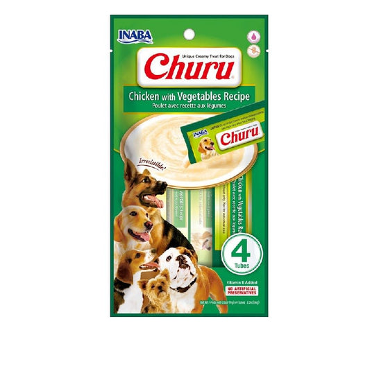 CHURU POLLO CON VEGETALES PERRO