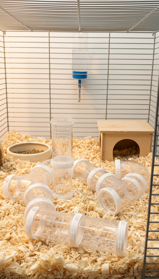 TUBOS MODULARES TRANSPARENTES PARA HAMSTER