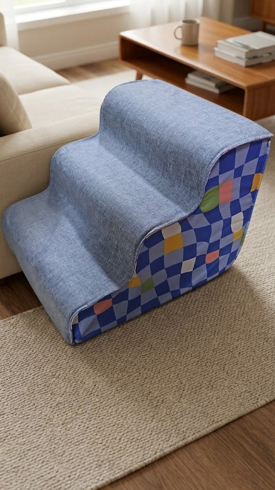 ESCALERA ACOLCHADA PARA MASCOTAS