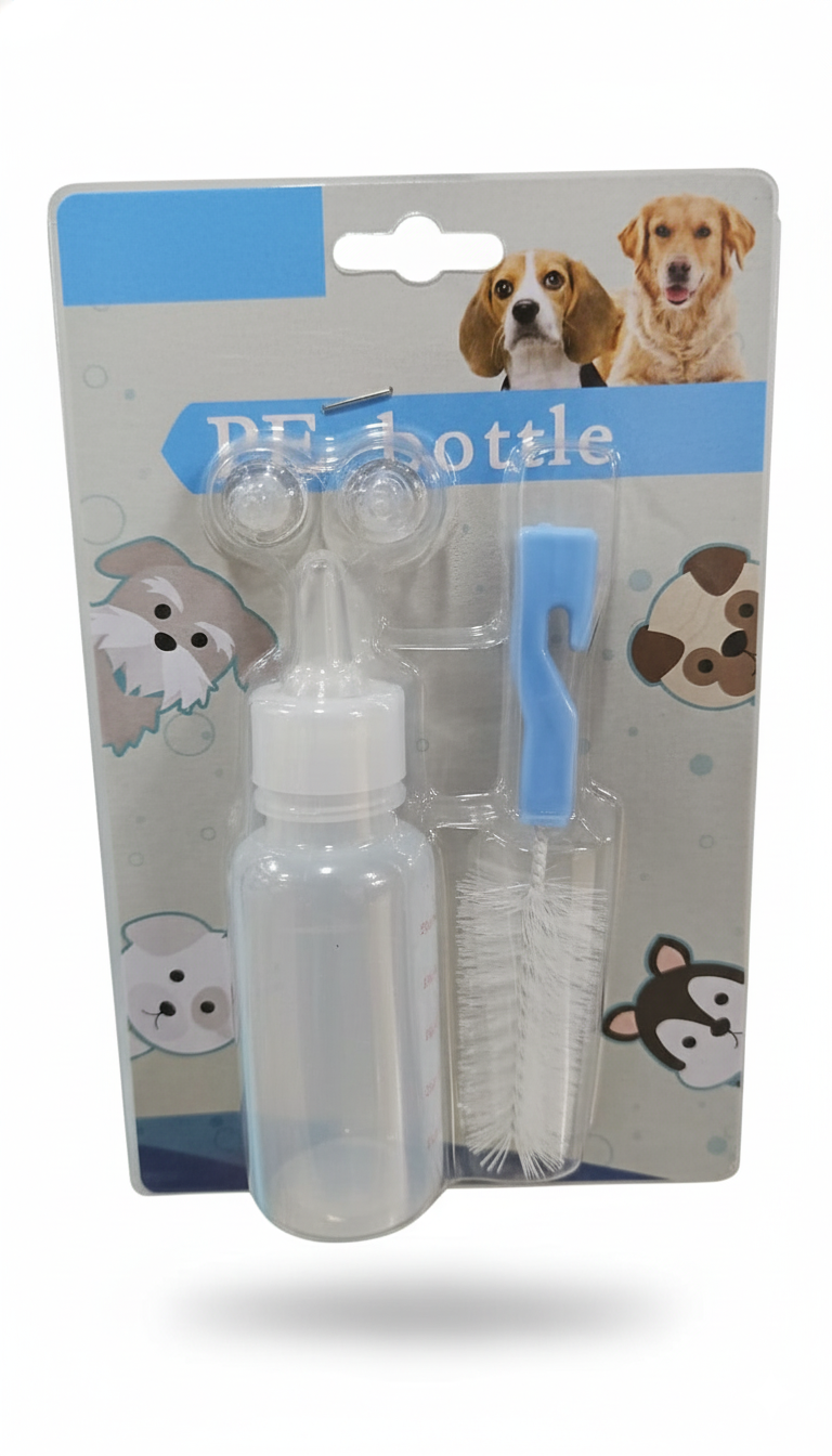 BIBERÓN PARA PERRITOS Y GATITOS