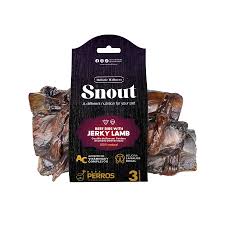 SNOUT COSTILLAS DE RES Y CORDERO DESHIDRATADAS x3