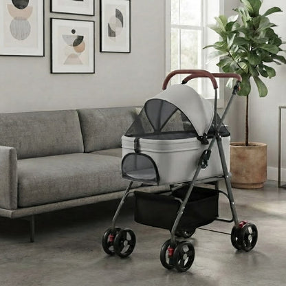 COCHE PASEADOR DESMONTABLE PARA MASCOTAS