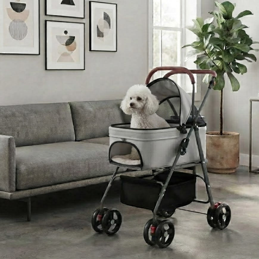 COCHE PASEADOR DESMONTABLE PARA MASCOTAS