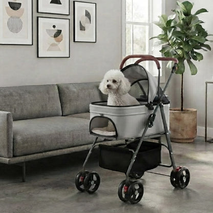 COCHE PASEADOR DESMONTABLE PARA MASCOTAS