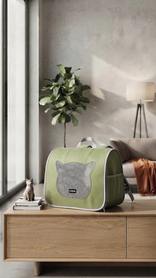 MALETA/MOCHILA TRANSPORTADORA DE MASCOTAS