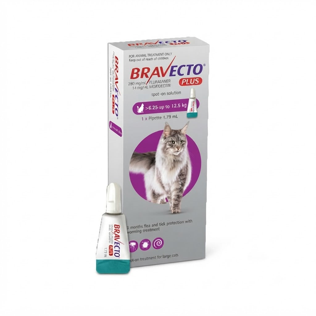 BRAVECTO PLUS GATOS (6,25-12,5kg)